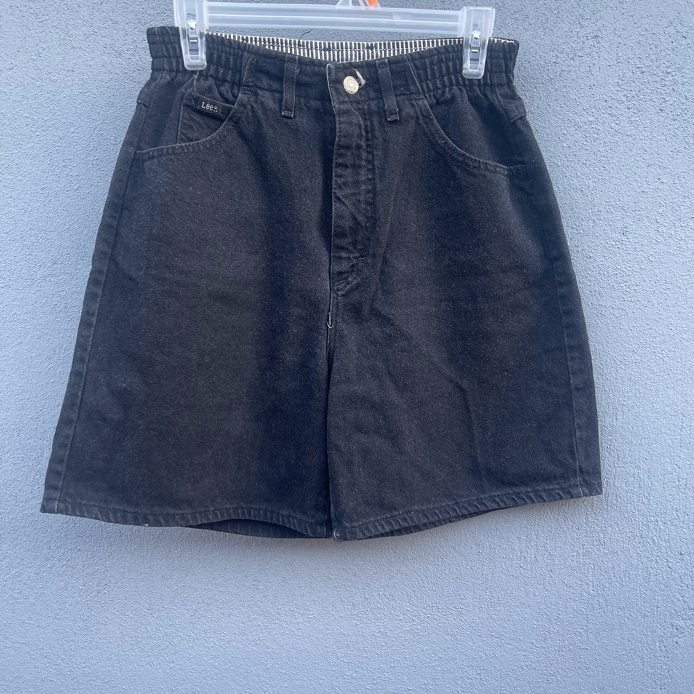 Lee Black Denim Women Jean Shorts - Picture 2 of 9